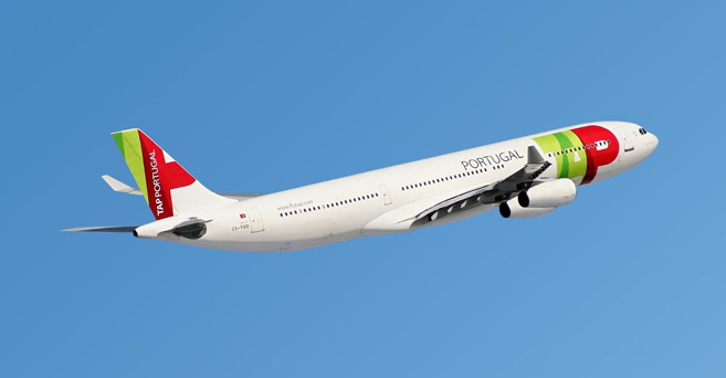 Compgnie TAP Protugal - Avion en vol